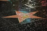 star on Hollywood Walk of Fame, no name legible