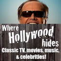 logo for Where Hollywood Hides podcast